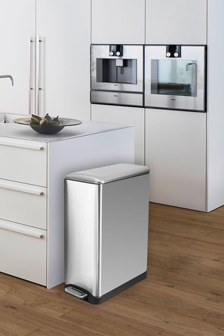 Poubelle de tri sélectif à pédale Edge - 50 l