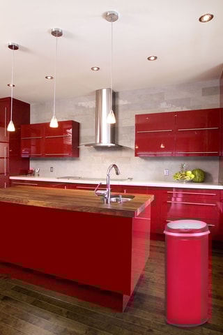 Automatische Prullenbak Soho 42 l  Zonder Emmer - Rood