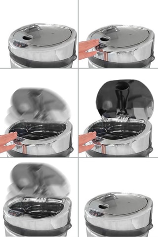 Automatische Prullenbak Soho 42 l  Zonder Emmer - Rood