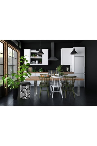 Automatische Prullenbak Majestic 58 l  Zwart en Wit