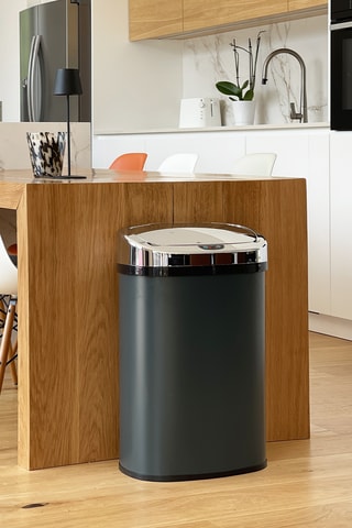 Automatische Roestvrijstalen Prullenbak Majestic - 58 l