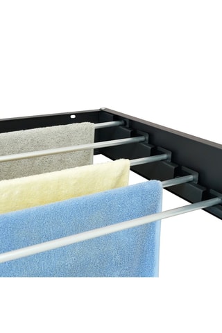 Etendoir à linge mural pliable Cobra - 6 m d’étendage - Jusqu'à 25 kg