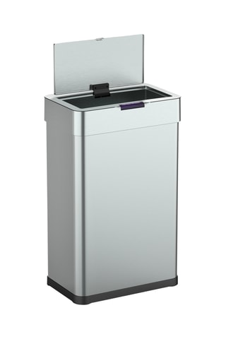 Inox Automatische Prullenbak DAYTONA 70l - Grijs - 41,4 x 27,8 x 69 cm