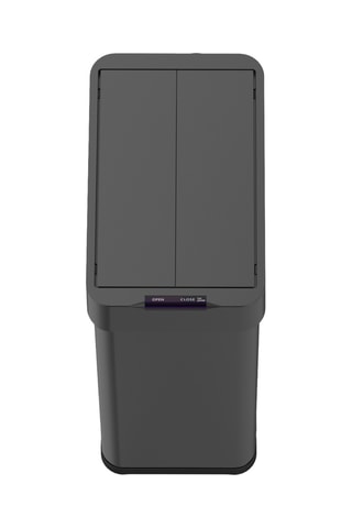 Roestvrijstalen Automatische Prullenbak SILVERLAKE - Zwart - 42,4 x 26,9 x 67 cm