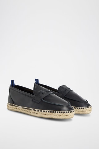 Espadrilles en cuir Nacho - Noir
