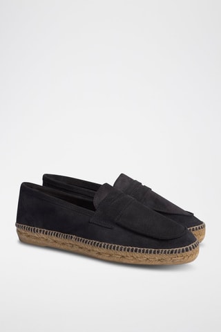 Espadrilles en cuir Nacho - Bleu