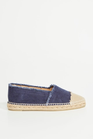Espadrilles Kampala - Bleu foncé et naturel