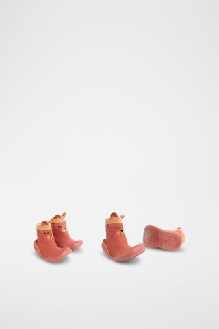 Tennis-chaussettes - Corail