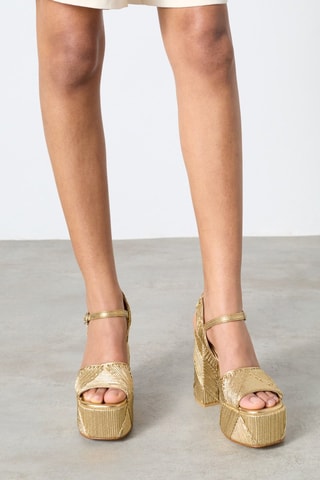 Sandales à talons Florita - Doré