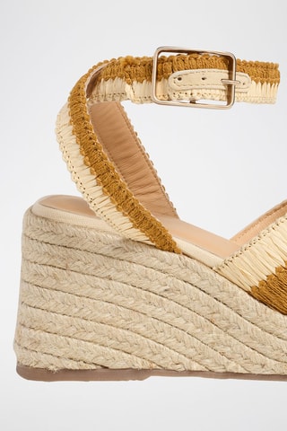 Sandales compensées Tatiana - Beige