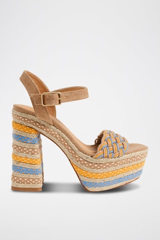 Sandales à talons - Beige