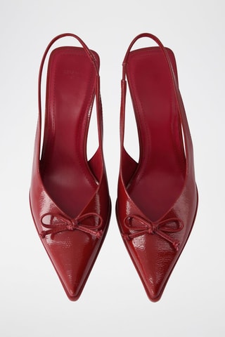 Escarpins vernis - Rouge