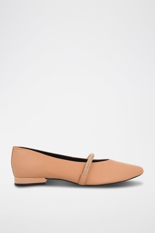 Ballerines en cuir - Saumon