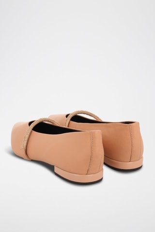 Ballerines en cuir - Saumon