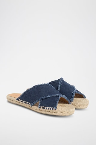 Mules Palmera - Bleu marine