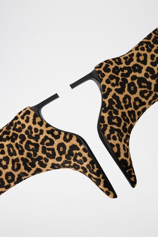 Bottines en cuir - Marron