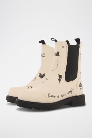 Bottines Chelsea - Blanc