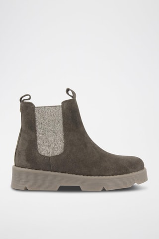 Bottines en nubuck - Gris