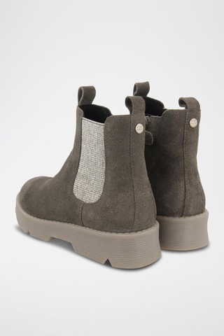 Bottines en nubuck - Gris