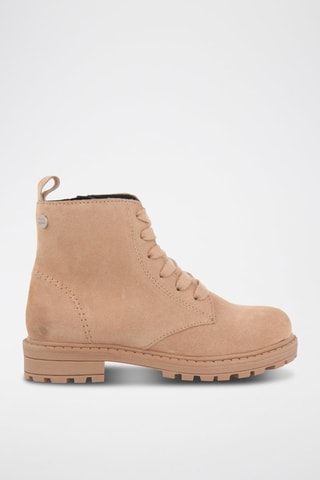 Bottines en nubuck - Rose