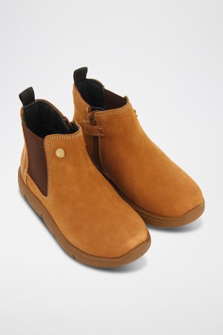 Bottines en nubuck - Camel