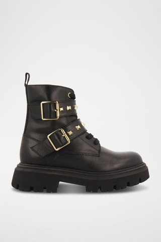 Bottines en cuir - Noir