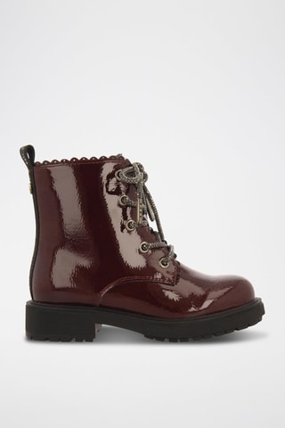 Bottines vernies - Bordeaux