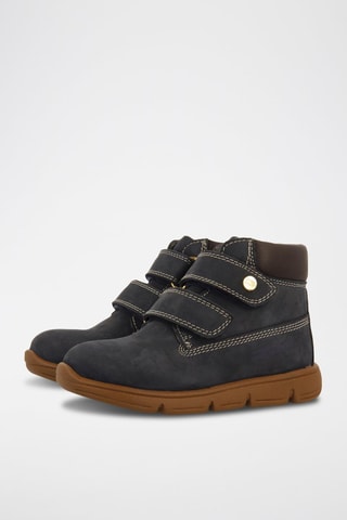 Bottines en cuir - Bleu marine