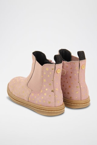 Bottines en nubuck - Rose