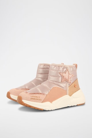 Bottines fourrées - Rose clair