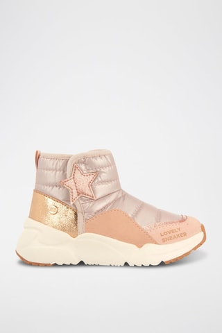 Bottines fourrées - Rose clair