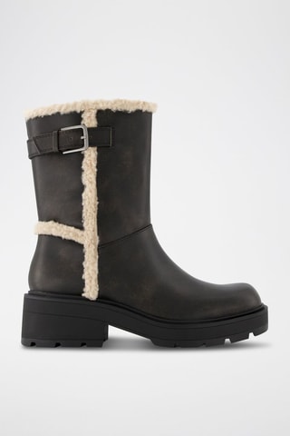 Bottines fourrées - Marron foncé