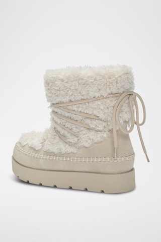 Après-ski fourrés - Beige