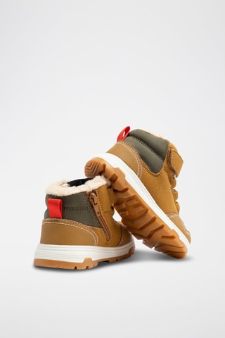 Baskets montantes fourrées - Camel