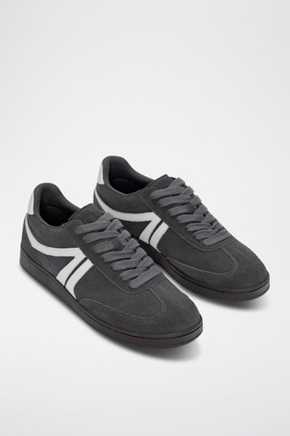 Baskets en cuir - Gris