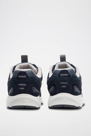 Baskets en cuir - Bleu