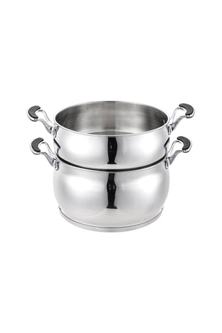 Panela para cuscuz em aço inoxidável 18/8 - 26 cm - 8 l