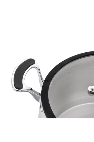 Panela para cuscuz em aço inoxidável 18/8 - 26 cm - 8 l