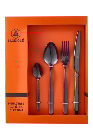 Faqueiro em aço inoxidável Clea - 24 peças