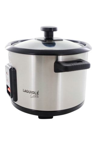 Cozedor de arroz em aço inoxidável e revestimento de cerâmica - 2,8 l