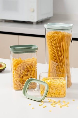 3 frascos de conservação em vidro borossilicato - 600/1300/2000 ml