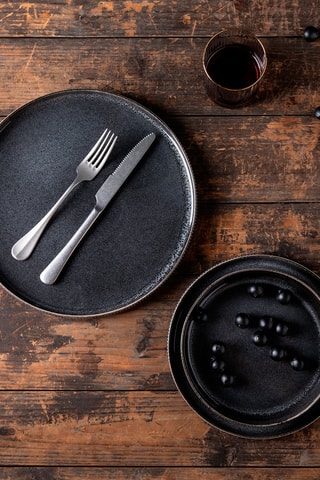 Serviço em grés Carvão - 18 peças