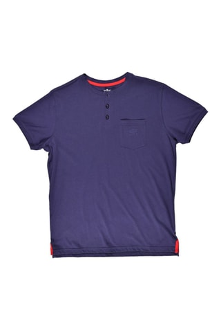 T-shirt - Bleu, noir et rouge