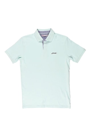 Polo Yanick  - Blanc, noir et vert