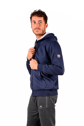 Gilet à capuche Sherpor  - Bleu