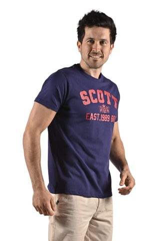 T-shirt - Blanc, bleu et rouge