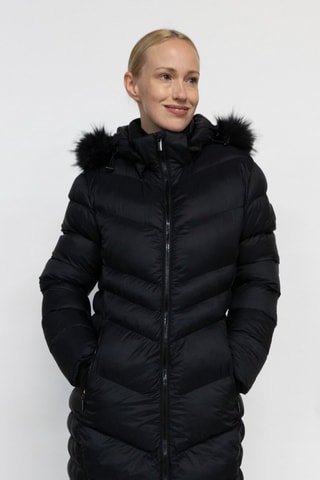Doudoune à capuche Dorina  - Noir