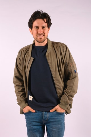 Bomberjack Story Donkergroen - Groen