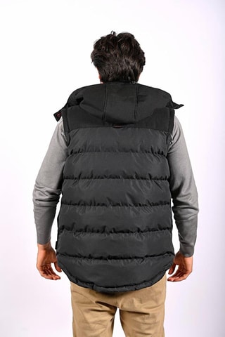 Gewatteerde Jas met Capuchon Avero Zwart - Zwart