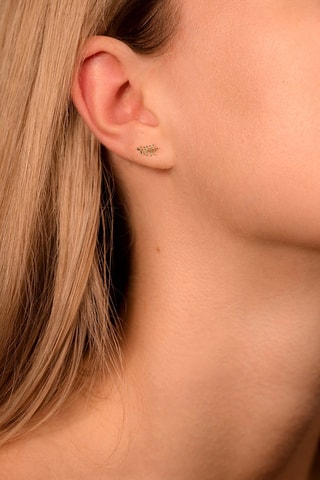 Oorbellen Feuilles d'or Geelgoud